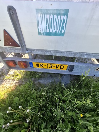 Aanhangwagen met diverse toebehoren, Buist, K9, 1993